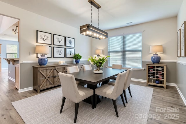 5237 Afterglow Ave, Concord, NC 28025 - dining area featuring light wood-style floors