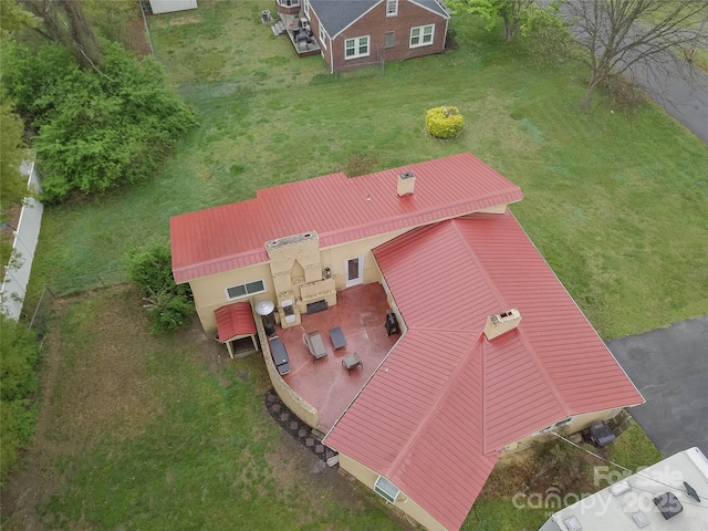 143 W College St, Stanley, NC 28164 - aerial view of property and surrounding area