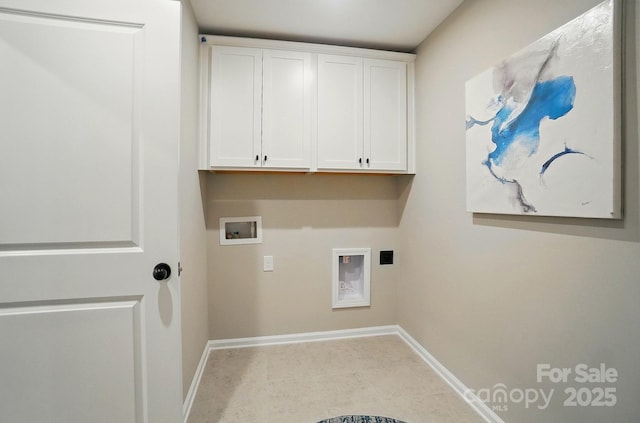 9843 Quercus Ln, Huntersville, NC 28078 - washroom with cabinet space and washer hookup