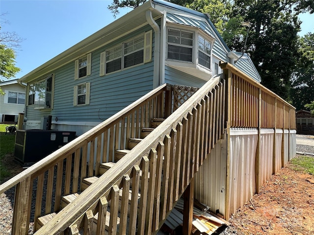 104 Pine St Unit 201, New London, NC 28127 - view of wooden deck