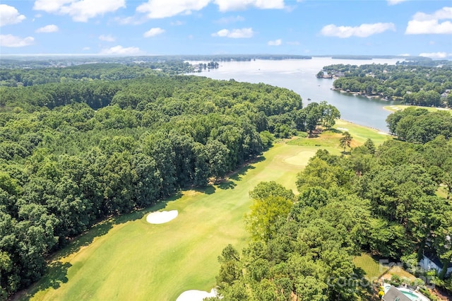 19245 Stableford Ln, Cornelius, NC 28031 - bird's eye view of a nearby body of water and a golf club