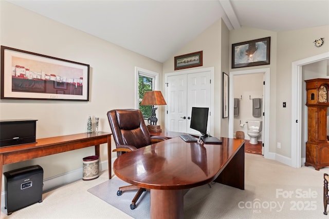 19245 Stableford Ln, Cornelius, NC 28031 - carpeted office featuring baseboards