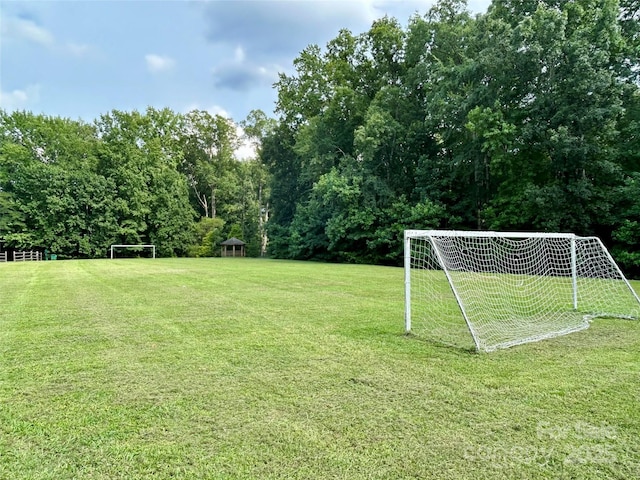 5005 Craftsman Ridge Dr, Matthews, NC 28104 - view of yard with an area for soccer