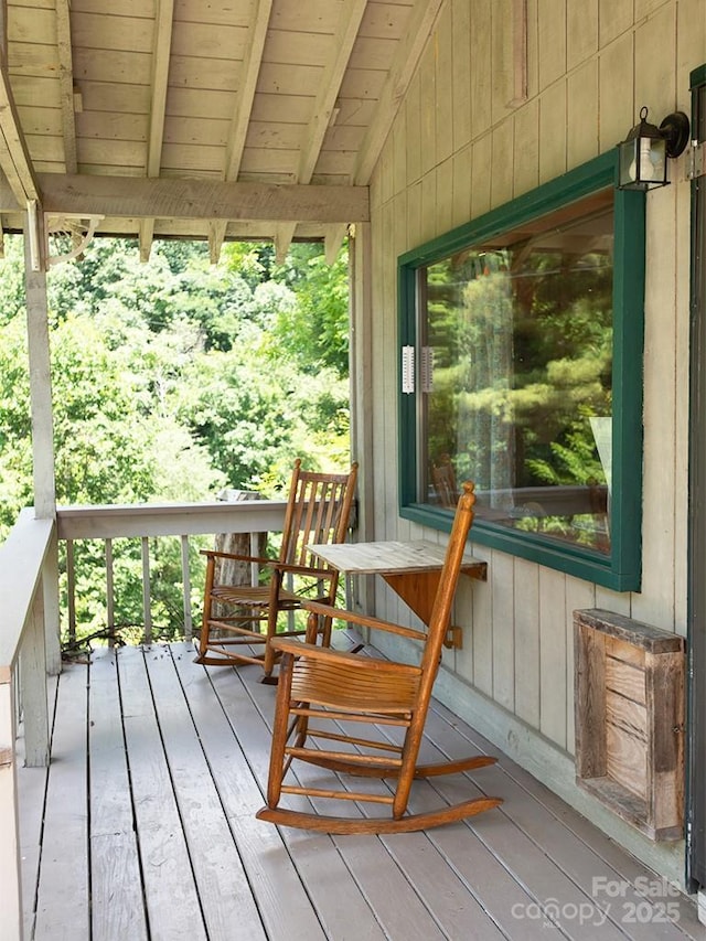 1090 Woolyshot Branch Rd, Hot Springs, NC 28743 - view of deck