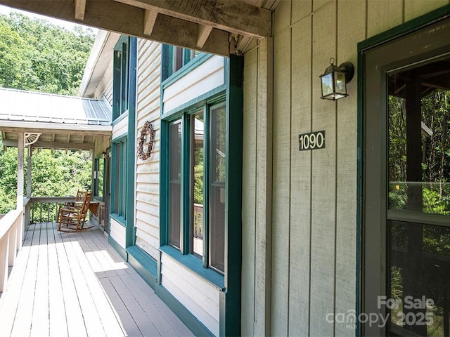 1090 Woolyshot Branch Rd, Hot Springs, NC 28743 - view of porch