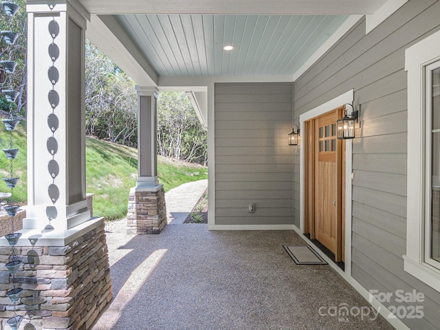 62 Sharp Rd W, Black Mountain, NC 28711 - view of covered porch