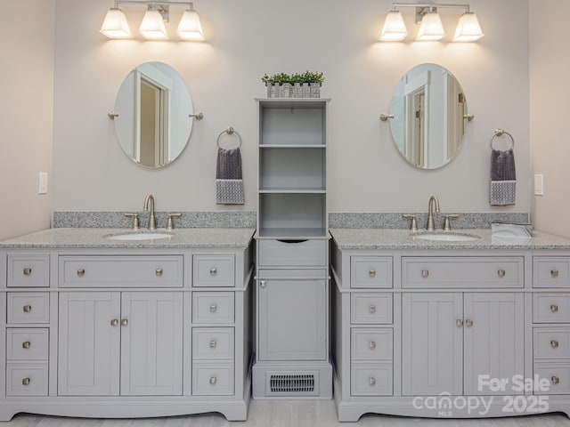 62 Sharp Rd W, Black Mountain, NC 28711 - bathroom with two vanities