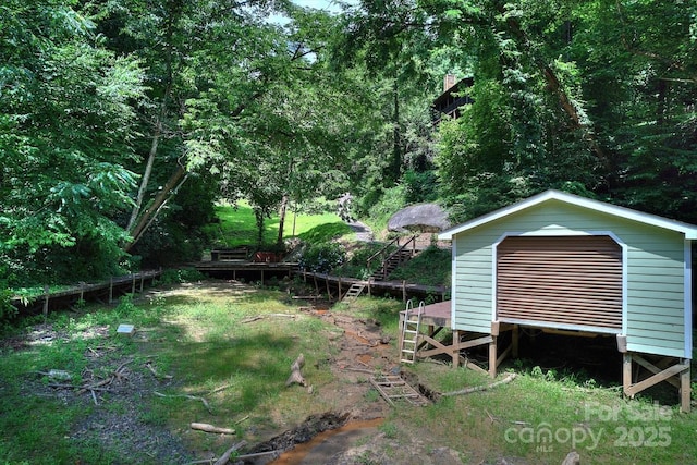 178 Anglers Way, Lake Lure, NC 28746 - view of yard featuring an outdoor structure