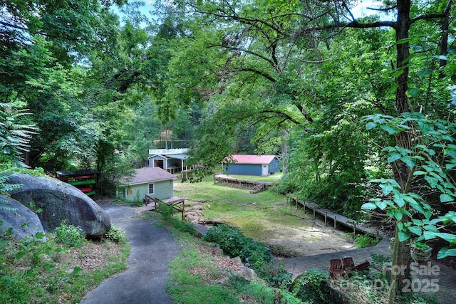 178 Anglers Way, Lake Lure, NC 28746 - view of yard featuring a forest view