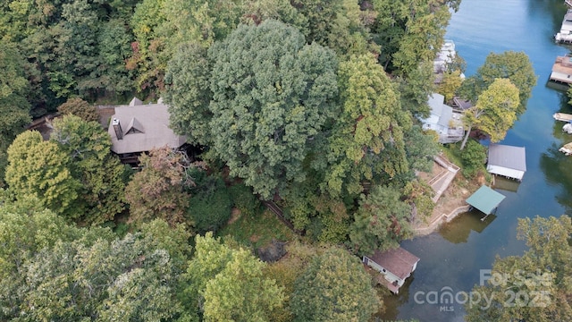 178 Anglers Way, Lake Lure, NC 28746 - aerial view of property's location with a nearby body of water