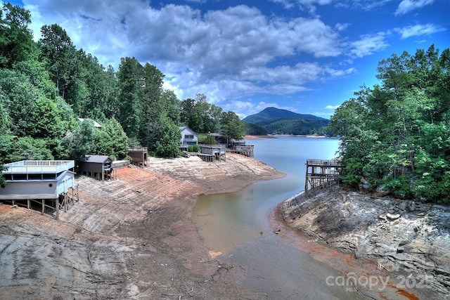 178 Anglers Way, Lake Lure, NC 28746 - water view featuring mountains