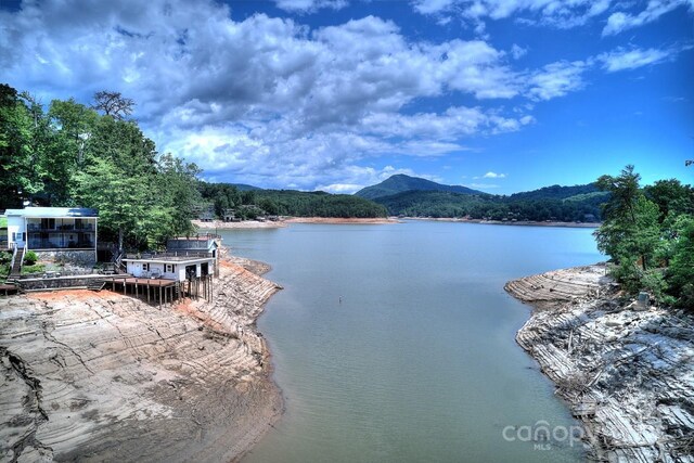 178 Anglers Way, Lake Lure, NC 28746 - water view featuring a mountain backdrop