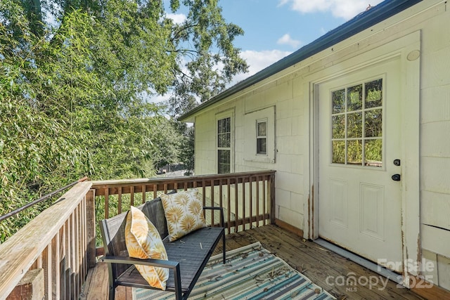 911 Elm St, Kannapolis, NC 28081 - view of wooden terrace