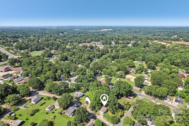 911 Elm St, Kannapolis, NC 28081 - bird's eye view of a heavily wooded area