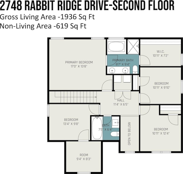 2748 Rabbit Ridge Dr, Bessemer City, NC 28016 - photo 33