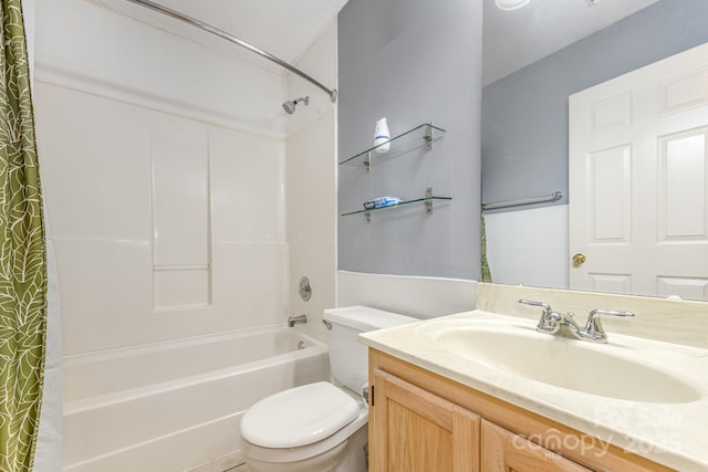 1250 Maple Shade Ln, Charlotte, NC 28270 - full bathroom with shower / bathtub combination with curtain and vanity