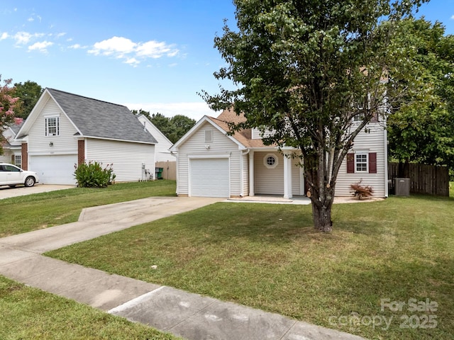 8009 Trotter Rd, Charlotte, NC 28216 - view of front of house featuring driveway and a garage