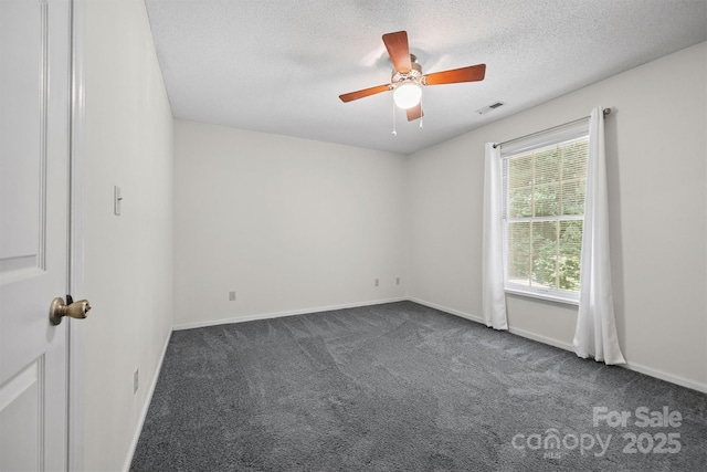 248 Pointe Cir, Rock Hill, SC 29732 - carpeted spare room with a ceiling fan and a textured ceiling