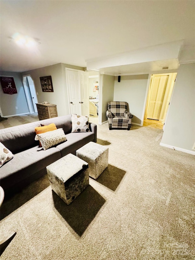 27 Walker Cove Rd, Black Mountain, NC 28711 - living room with carpet floors and baseboards