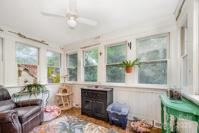57 Patton Ct SE, Concord, NC 28025 - sunroom with ornamental molding