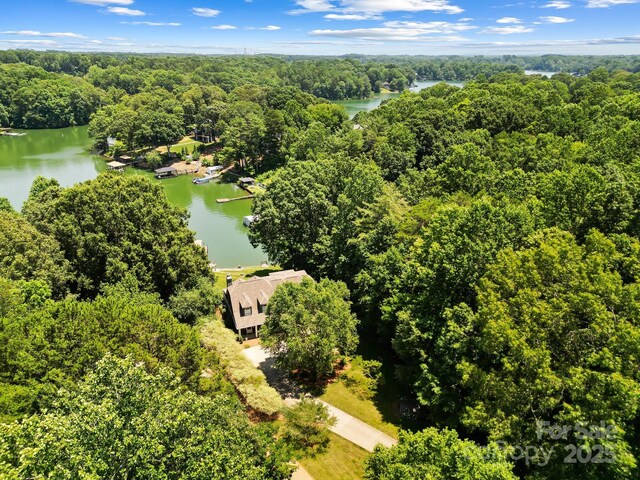 7040 Hyde St, Sherrills Ford, NC 28673 - aerial view of a nearby body of water and a heavily wooded area