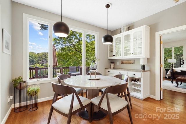 7040 Hyde St, Sherrills Ford, NC 28673 - dining space with light wood-type flooring and plenty of natural light