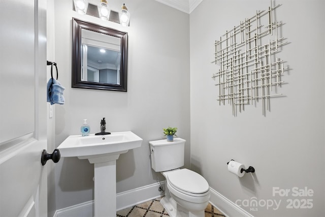 835 Misty Arbor Frd Unit 76, Clover, SC 29710 - half bath with toilet and crown molding