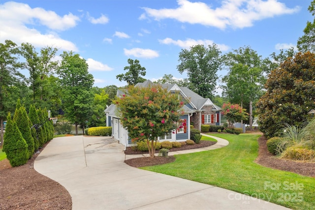 835 Misty Arbor Frd Unit 76, Clover, SC 29710 - view of front of property with concrete driveway, a front yard, and a garage