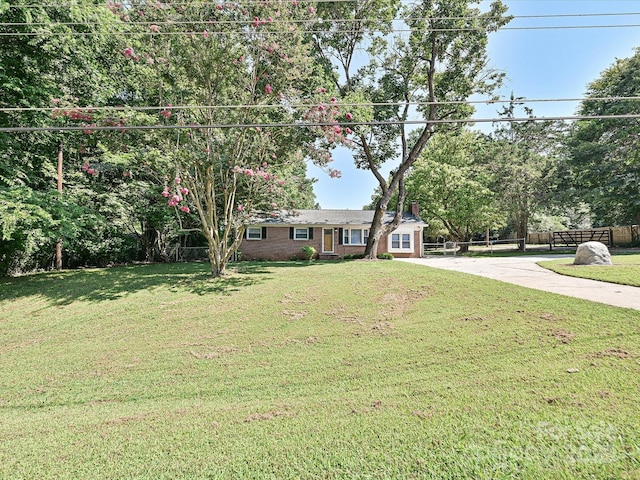 159 Valleydale Dr, Gastonia, NC 28056 - ranch-style house with driveway and brick siding
