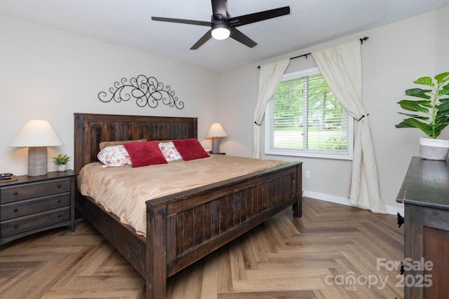 14 New Bern Dr, Fletcher, NC 28732 - bedroom featuring baseboards and a ceiling fan