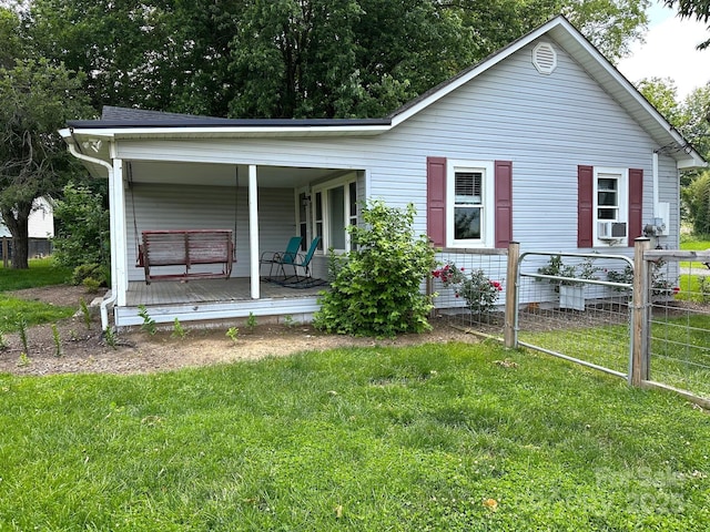39 Hemphill Rd, Waynesville, NC 28785 - view of front of property with covered porch and cooling unit