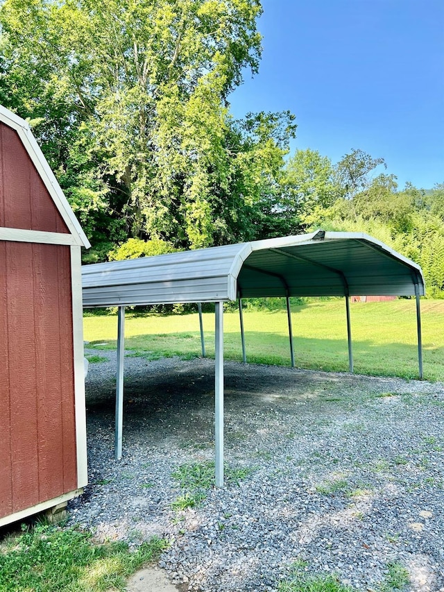 39 Hemphill Rd, Waynesville, NC 28785 - view of vehicle parking with a carport