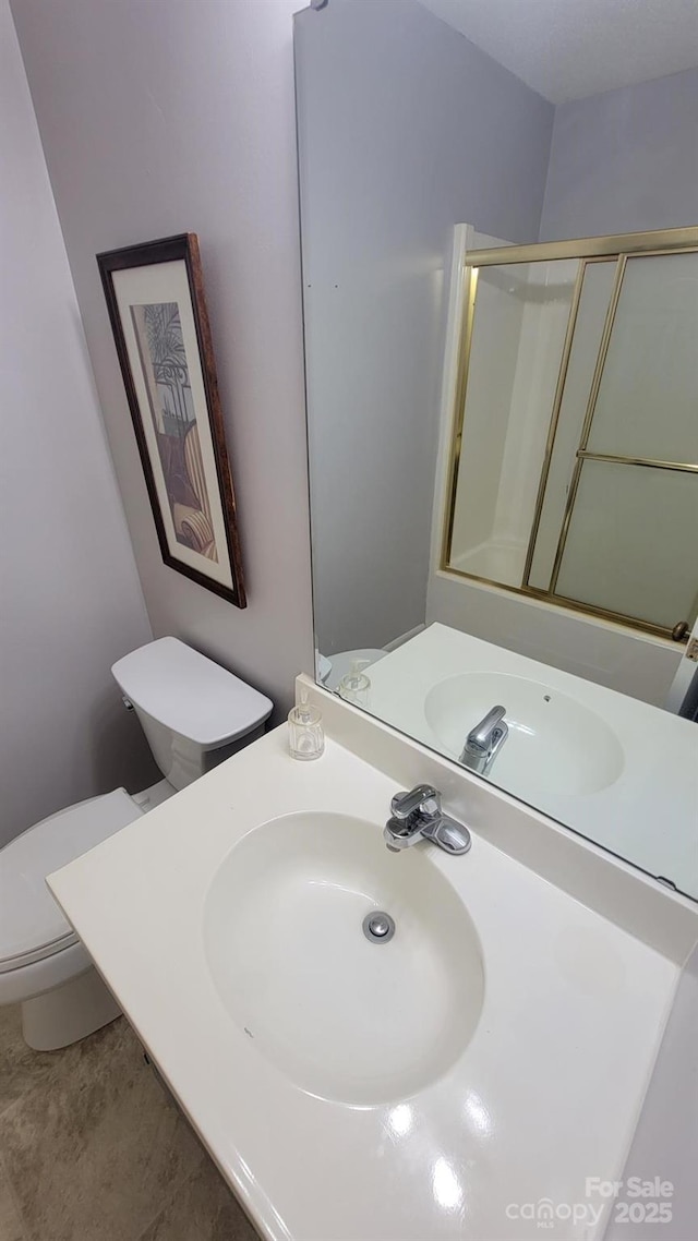 2116 S Main St, Kannapolis, NC 28081 - full bathroom with a shower with door and vanity