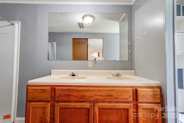 121 Whipporwill Ct, Grover, NC 28073 - full bath with double vanity and a shower