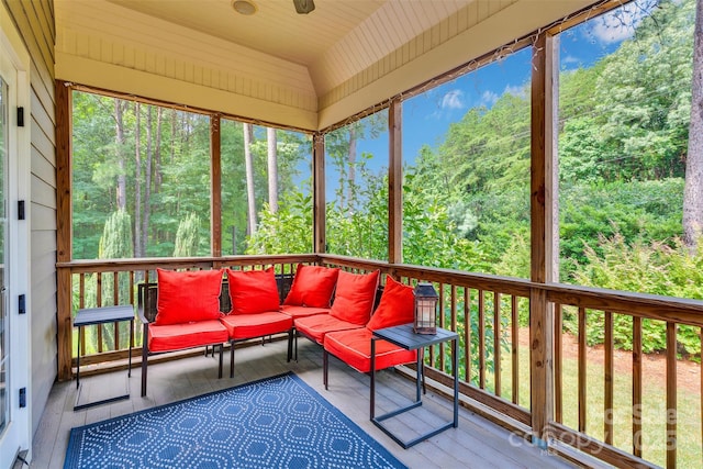 4552 Sawgrass Ct, Denver, NC 28037 - sunroom / solarium with an outdoor hangout area