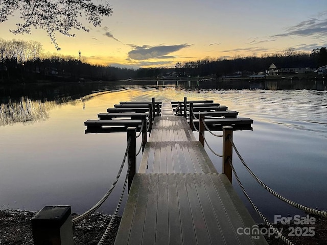 4552 Sawgrass Ct, Denver, NC 28037 - dock featuring a water view