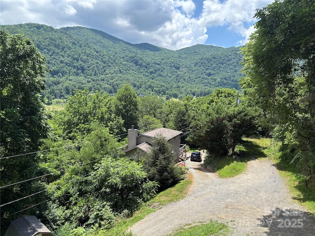 39 Moondust Dr, Waynesville, NC 28786 - view of mountain backdrop with a forest