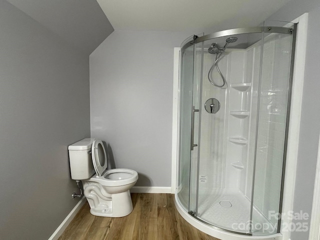 39 Moondust Dr, Waynesville, NC 28786 - full bath with a shower stall and wood finished floors