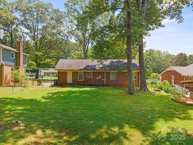 10108 Starwood Dr Unit 13, Charlotte, NC 28215 - back of property with brick siding
