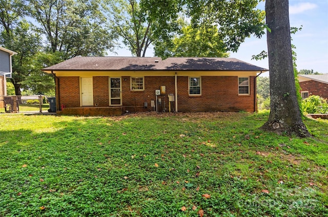 10108 Starwood Dr Unit 13, Charlotte, NC 28215 - rear view of property with brick siding