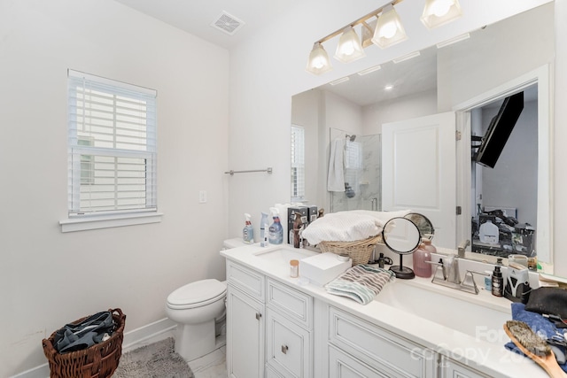 334 Chattooga Way, Charlotte, NC 28211 - full bathroom with a shower and double vanity
