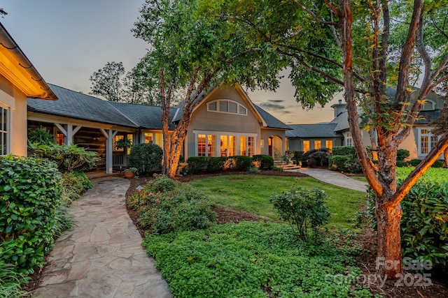 650 Golf Course Rd, Columbus, NC 28722 - view of front of property featuring a lawn and roof with shingles