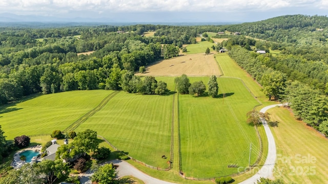 650 Golf Course Rd, Columbus, NC 28722 - overview of rural landscape with a forest