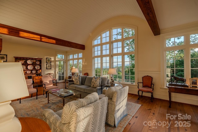 650 Golf Course Rd, Columbus, NC 28722 - living room with plenty of natural light and hardwood / wood-style floors