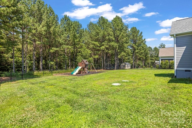 4930 Killian Crossing Dr, Denver, NC 28037 - view of yard with a playground