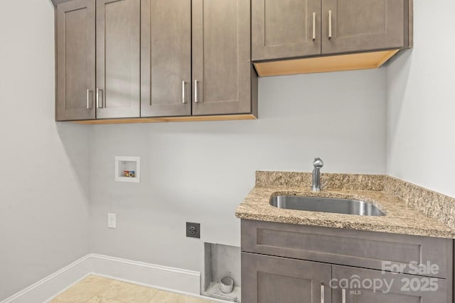 4930 Killian Crossing Dr, Denver, NC 28037 - laundry room featuring hookup for an electric dryer, cabinet space, and washer hookup