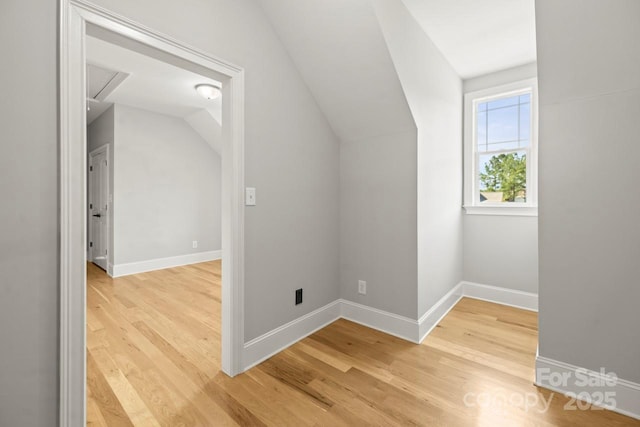 4930 Killian Crossing Dr, Denver, NC 28037 - additional living space with vaulted ceiling and light wood-style flooring