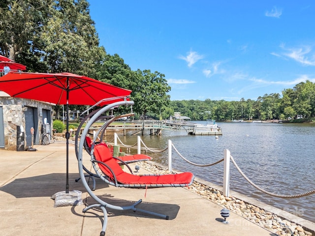 643 Lake Dr Unit 10, Lexington, NC 27292 - dock area with a water view