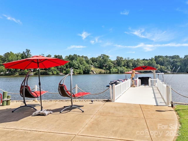643 Lake Dr Unit 10, Lexington, NC 27292 - dock area with a water view