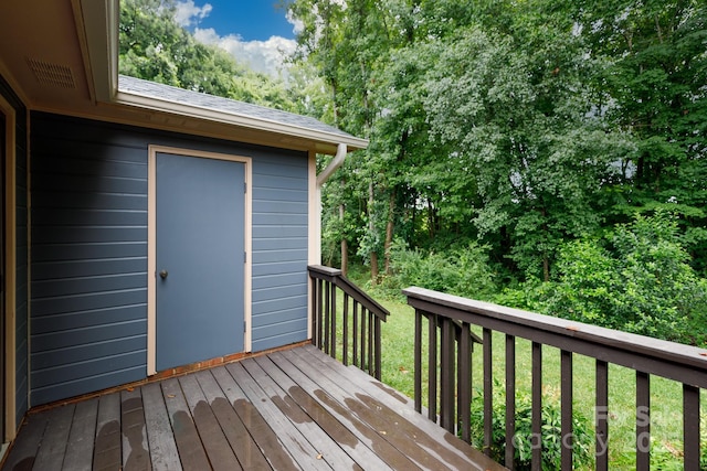 238 Pointe Cir, Rock Hill, SC 29732 - view of wooden deck